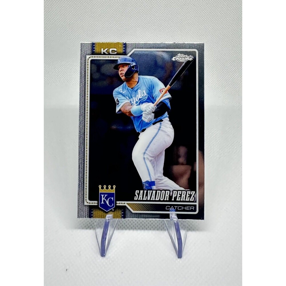 2026 Topps Chrome Baseball #283 Salvador Perez Base Card
